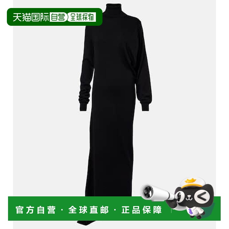 香港直邮magda butrym 女士 针织羊毛礼服 black黑色 舒适时尚