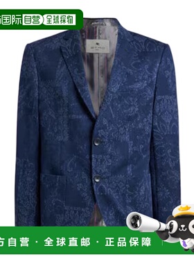 1h可退 香港直邮ETRO 男士夹克 MRCB000599JJ511S9883 SS2026 蓝