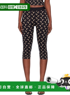 1h可退 香港直邮潮奢 Marine Serre 女士 黑色 Recycled Moon Jer