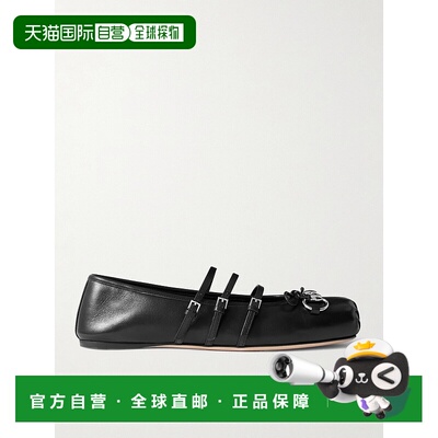 1h可退 香港直邮潮奢 Gucci 古驰 女士 Horsebit系列芭蕾平底鞋 8