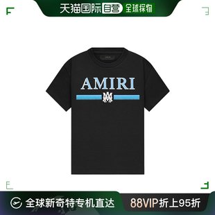 香港直邮AMIRI 男童T恤 PS24KJL020BLACK