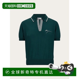 Ferragamo 丝绸混纺 欧洲直邮Salvatore 菲拉格慕 Polo 衫