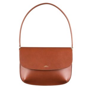 欧洲直邮APC  Sarah系列 榛子色腋下包女百搭轻奢大牌牛皮包包