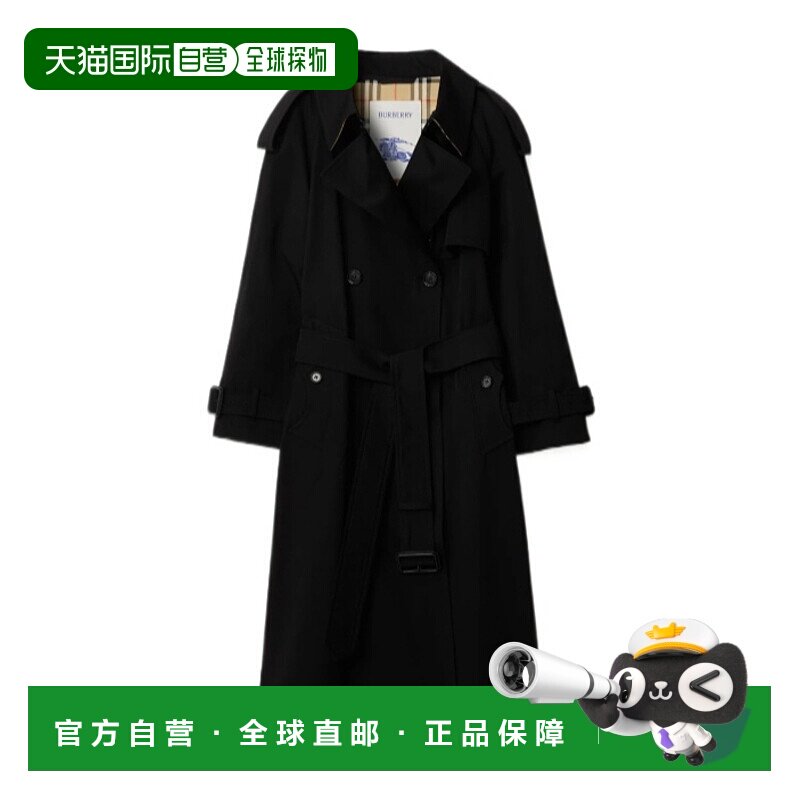 香港直邮BURBERRY 女士大衣 81171421 AW2025 黑色