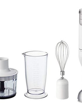 日本直邮Panasonic松下料理搅拌器混合挤压切碎辅食MX-S302-W100v