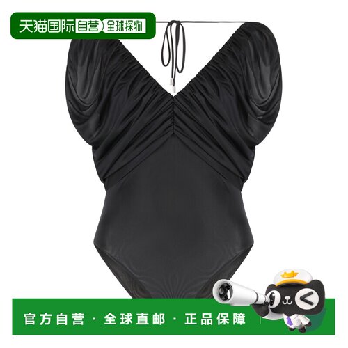 1h可退 香港直邮PINKO 女士连体衣 104958A2F1Z99 SS2025 黑色 褶