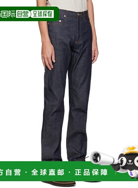 香港直邮A.P.C. 男士牛仔裤 AW2024 蓝色直筒裤 CODBSH09080IAI