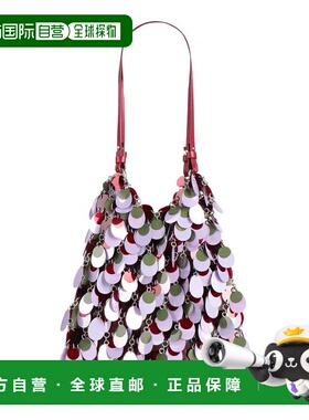 1h可退 香港直邮潮奢 Rabanne 女士 肩包 purple紫色 舒适时尚