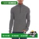 Sweater 自营Amicale gra Pique Zip Cashmere Feeder