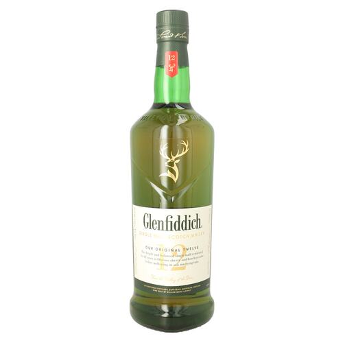 欧洲直邮glenfiddich格兰菲迪12年威士忌40%700ml英国原装进口