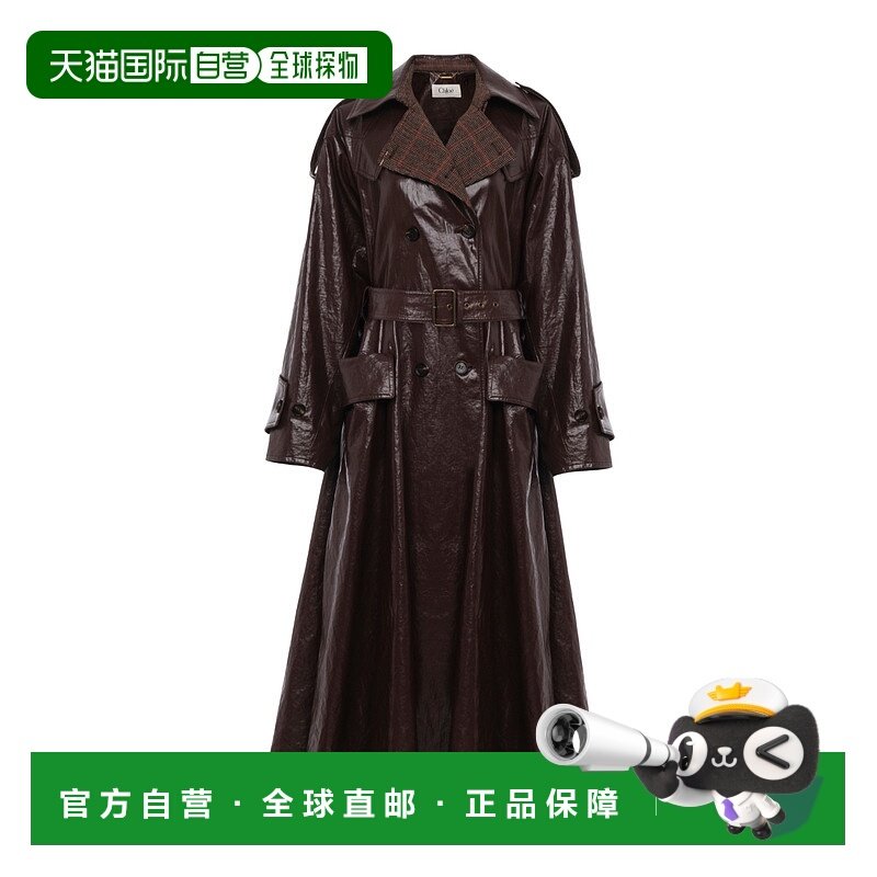 香港直邮Chloe 双排扣大衣 CH25WMA12191西装