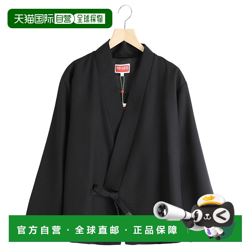 1h可退 日本直邮KENZO 男士鹿仔纹和服风格外套 FE65VE1409RE