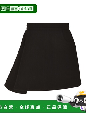 1h可退 香港直邮Patou 女士 PATOU 黑色半身裙 SK0890217999B999B