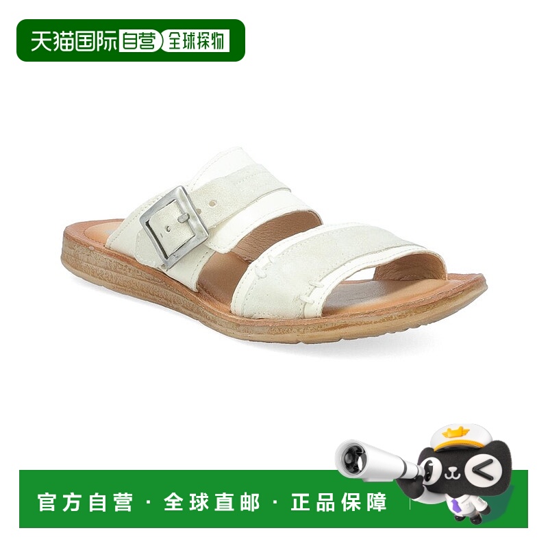 自营 Miz Mooz Florra 皮革和绒面革凉鞋 - 白色 美国奥莱直发