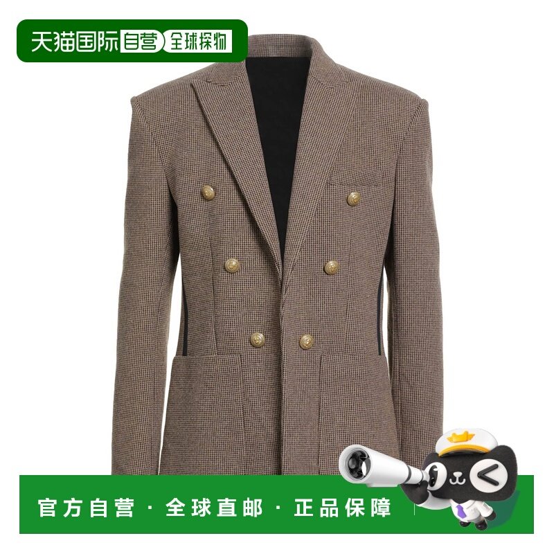 1h可退 香港直邮Balmain 巴尔曼 男士 西装外套 beige米色 舒适时,男装,商务正装西服,淘宝优惠券,粉丝福利购,淘宝优惠卷