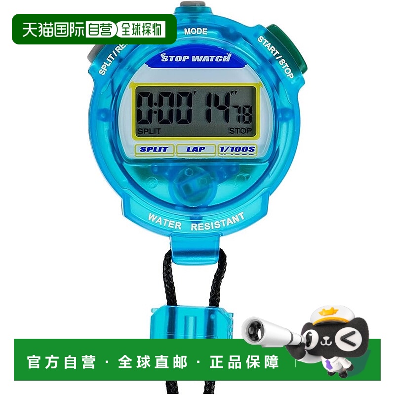 【日本直邮】CREPHA 数字运动秒表 蓝色 倒计时 TEV-4013-BL