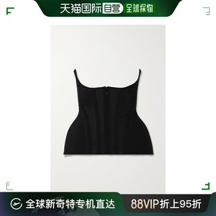 Alaia 香港直邮潮奢 女士 带里衬弹性网纱紧身胸衣 AA9L10014T579