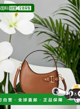 1h可退 日本直邮Lauren Ralph Lauren 女士 小号皮革斜挎包Tasha