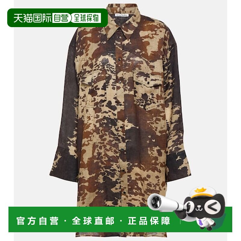 香港直邮AcneStudios艾克妮女士短款连衣裙