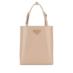 女士 普拉达 Powder pink Prada 手提包 handbag leather 1BA40