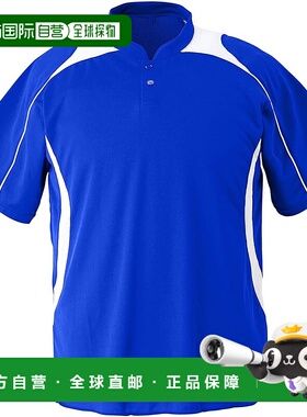 【日本直邮】迪桑特棒球衫 DB110B 男款皇家蓝 x S 白 (ROWH) O