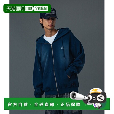 日本直邮XLARGE 男女同款 连帽卫衣 左胸刺绣设计 101261012015