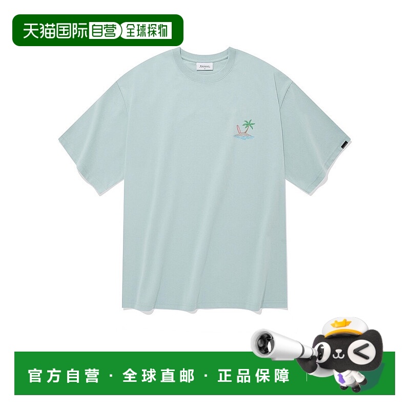 韩国直邮COVERNATCO2202ST26BL新款经典C字母logo印花短袖SDJ