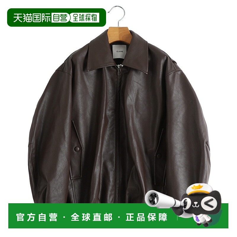 日本直邮CLANE [女士]仿皮气球夹克 19101-0012 [DEA]