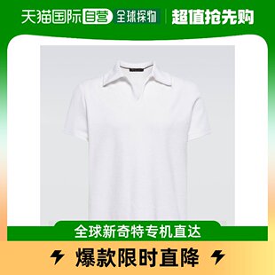 男士 香港直邮潮奢 Loro Piana 棉质真丝Polo衫