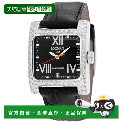 自营Locman Women's Classic Black Dial Watch - black 美国奥莱