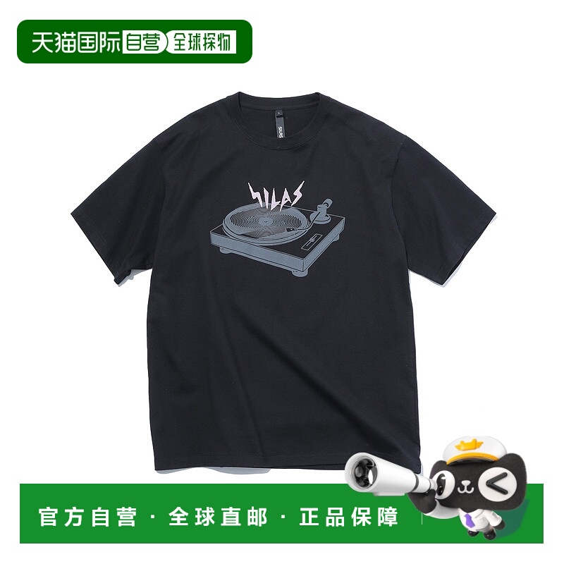 1h可退 日本直邮SILAS 男女同款涂鸦图案短袖T恤 110253011008