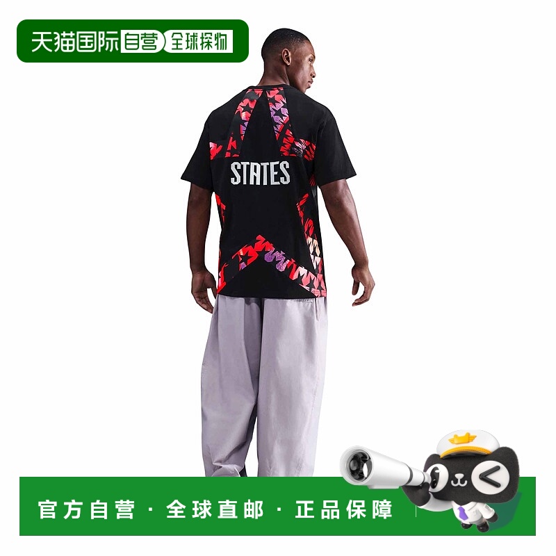 自营MENS USA PREMIUM NIKE SOCCER GOALKEEPER T SHIRT_BLACK -