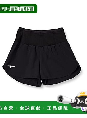 【日本直邮】Mizuno美津浓 男式运动裤S黑色 J2MB8710潮流短裤