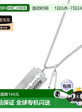 韩国直邮MAHAGRID 公用项链MG2FSMAB70ASV BLADE SAFETY PIN NECK