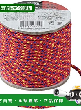 【日本直邮】鹿牌 帐篷/防水布零件导向绳3.5mm x 20m红色UA-4535