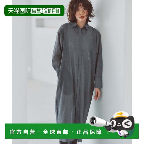 日本直邮无品牌 连衣裙 TOP灰色 可水洗 catalog收录