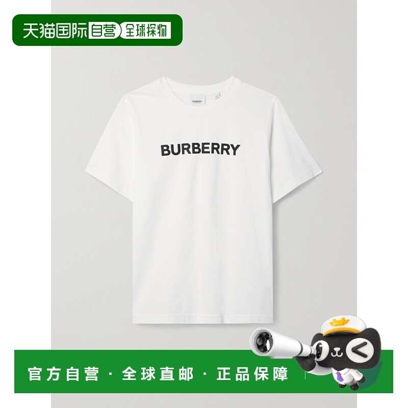 1h可退 香港直邮潮奢 Burberry 巴宝莉 女士 標誌印花圓領 T 卹 8,女装/女士精品,T恤,淘宝优惠券,粉丝福利购,淘宝优惠卷