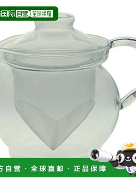 【日本直邮】CELEC  Chamiel”玻璃茶壶带 V 型过滤器 (GV-2) 透
