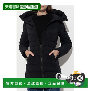 欧洲直邮CANADA GOOSE 女士拉链运动羽绒服2331WB0BLACK鹅绒外套