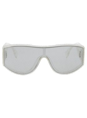 FENDI 男士太阳镜 FE40128I26C SS2024 白色 几何框太阳镜