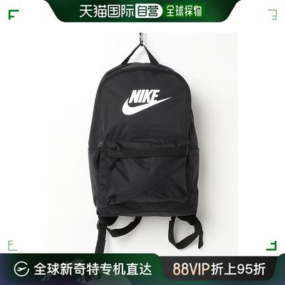 日潮跑腿NIKE耐克 HERITAGE BKPK 双肩背包 DC4244 010黑色/白色