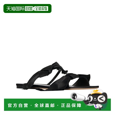 香港直邮THE ROW 女士凉鞋 F1571W326BLK SS2025 【付后1h可退】