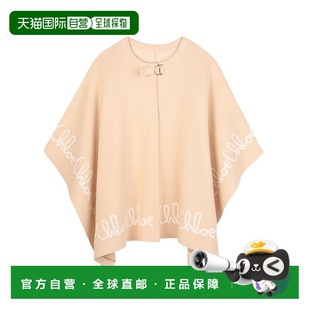 香港直邮CHLOÉ 花色 女童夹克 AW2025 圆领斗篷 C20667257 1h可退