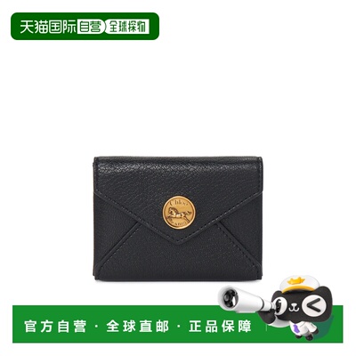 香港直邮CHLOÉ 女士卡包 CH25SP537O93001 CO 黑色 徽标卡包
