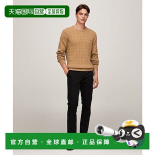 日本直邮TOMMY HILFIGER 经典缆绳圆领毛衣 上衣[TO3203EM011436]