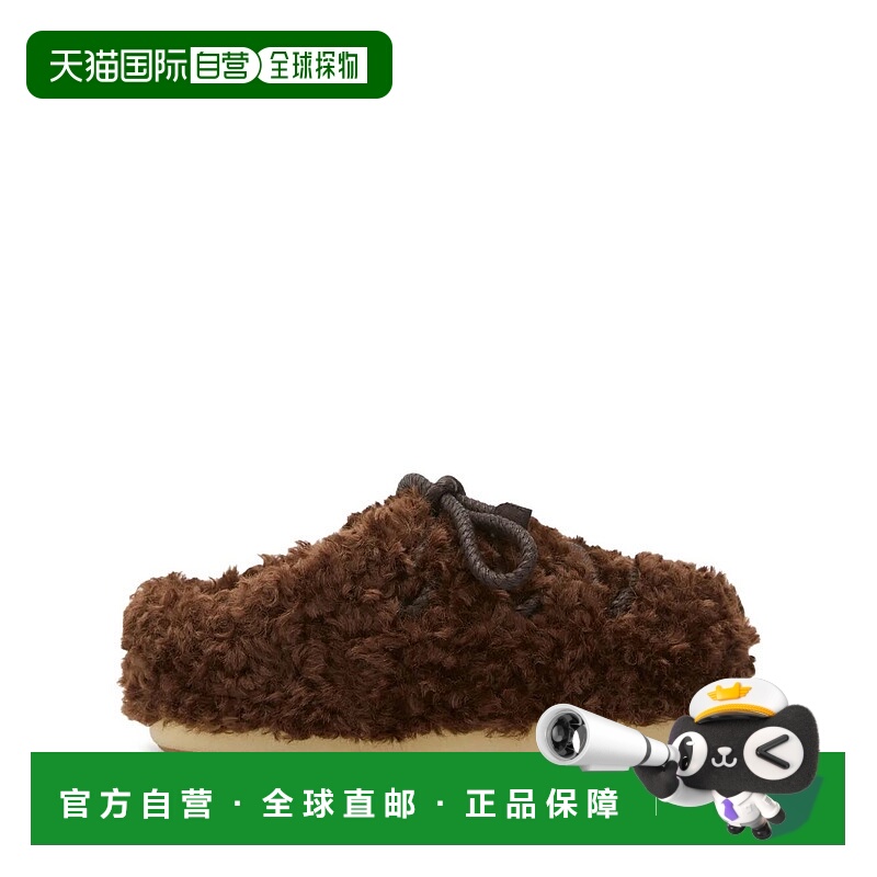 1h可退 香港直邮MOON BOOT 男士拖鞋 1470080M010 AW2025 棕色