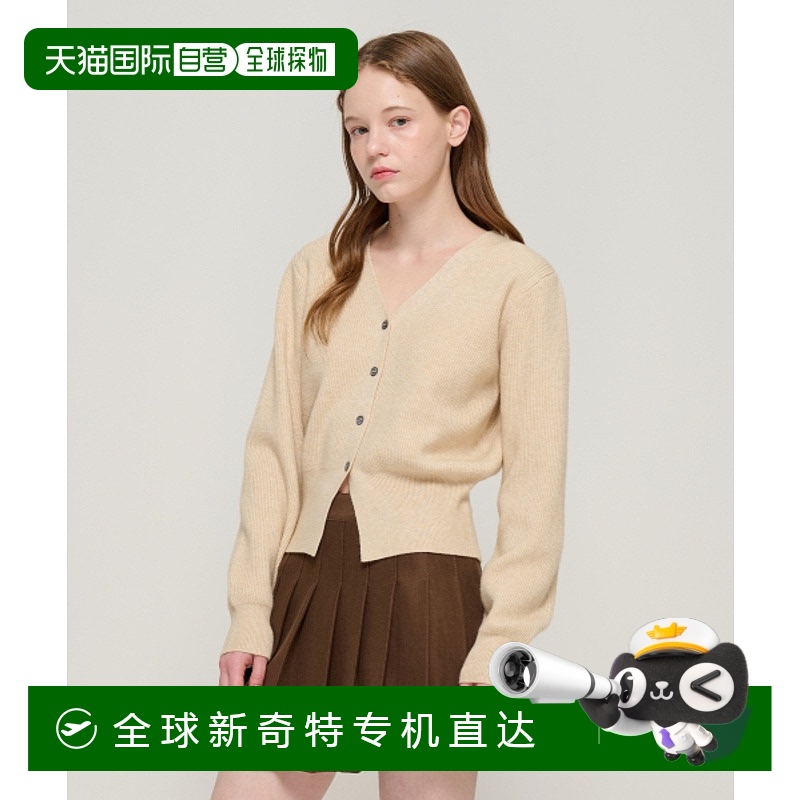 韩国直邮ROIDESROIS 女士毛针织衫RD24FD4203 ESSENTIAL Y-NECK RI