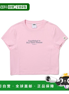 韩国直邮FIFA 1904 [FIFA 1904] 粉红色修身短袖T恤 (FF42TH19W_5