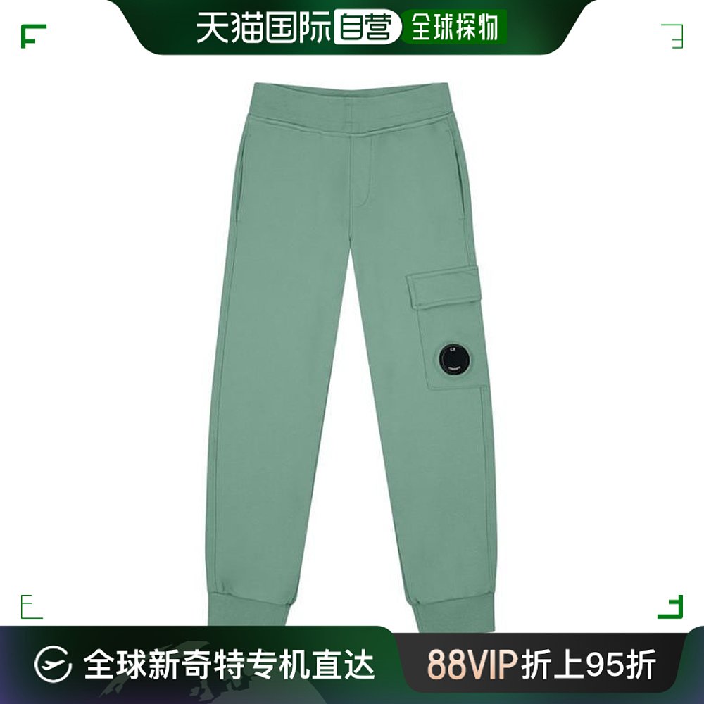 香港直邮潮奢 C.P. Company 男童 Lens Junior 抓绒徽标慢跑裤童 运动服/休闲服装 运动中长裤／短裤 原图主图