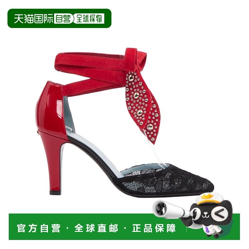 1h可退 香港直邮Valentino 蕾丝高跟鞋 WS0LT5HTZ